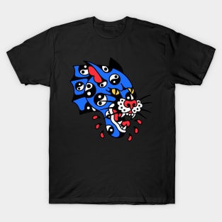 Panther blue yinyang T-Shirt